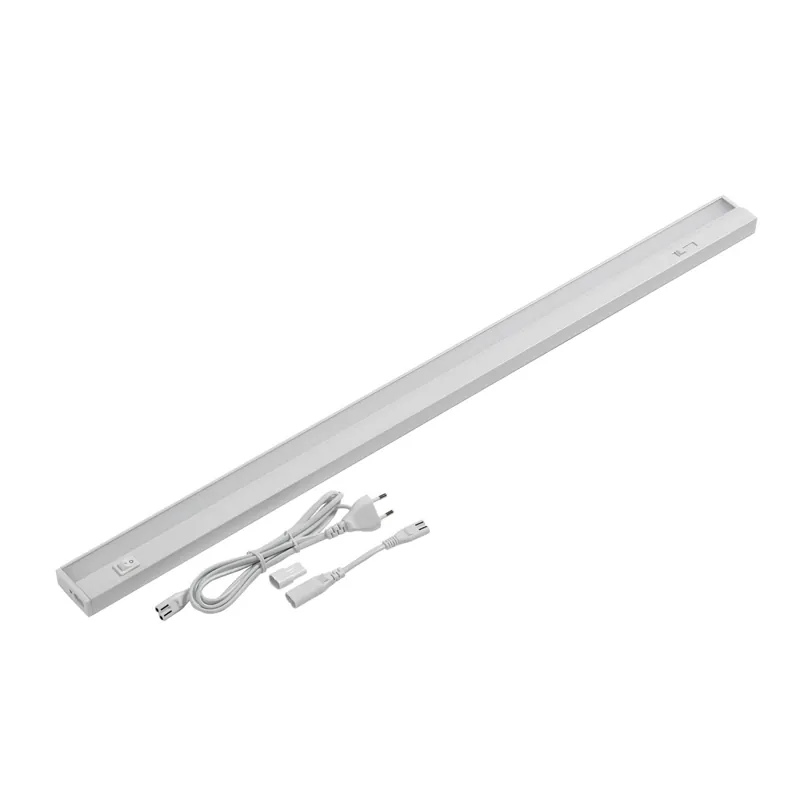 Produktbild: vit smal bänkarmatur Hörby 90 cm