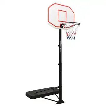 Produktbild: basketkorg med vit platta på svart stativ med fot