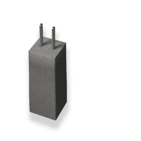 Produktbild: Betongplint med två järn, 500 mm