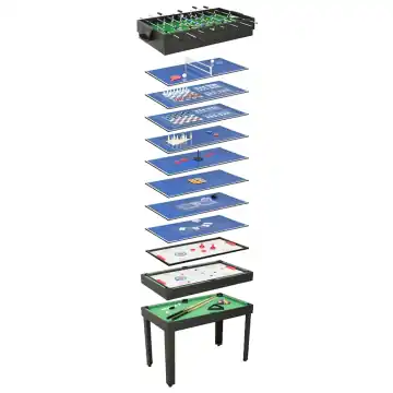Produktbild: multispelbord med utbytbara skivor för olika spel